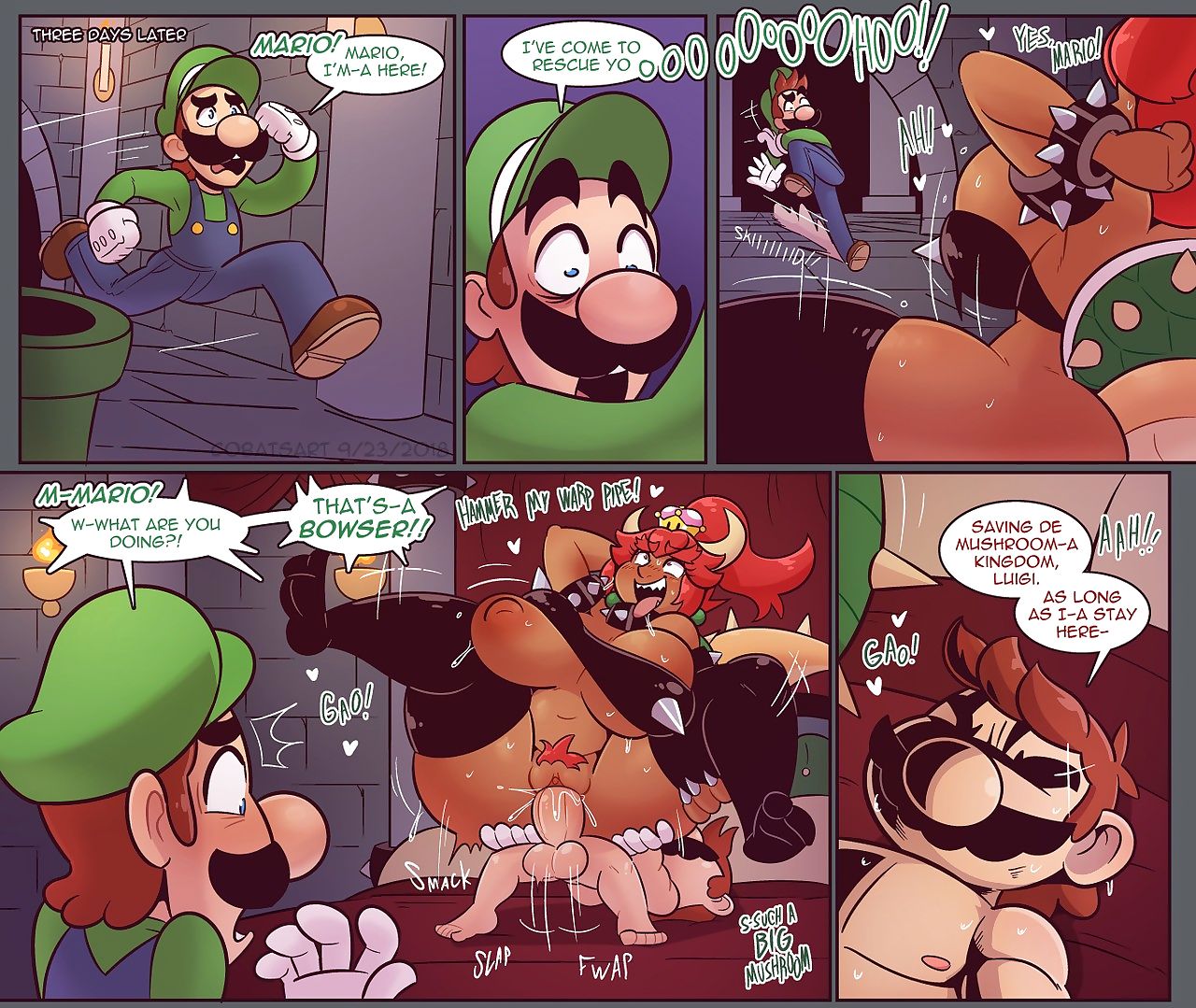 горячая Марио хентай картинки.